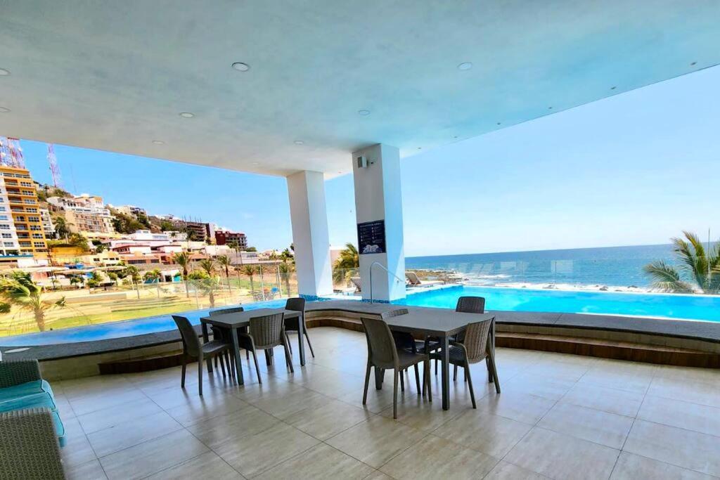 Appartamento Malecon Vista Al Mar Alberca Infinity Jacuzzi Gym Mazatlán Esterno foto